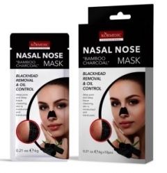 Maska złuszczająca na nos z węglem bambusowym