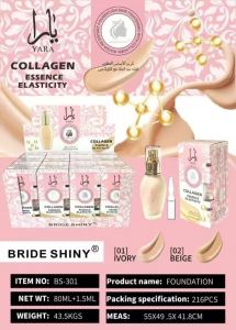 YARA COLLAGEN ESSENCE ELASTICITY FOUNDATION CREAM - Gładkie rozciąganie, doskonałe krycie