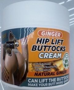 DIZAO IMBIR NATURALNY KREM DO PODNOSZENIA POŚLADKÓW - BRAZYLIJSKI STANDARDOWY OKRĄGŁY, JĘDRNY POŚLADKI