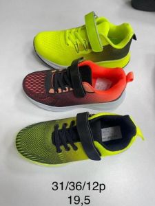 Buty sportowe na rzepy chłopięce i dziewczynka (31-36/12P)