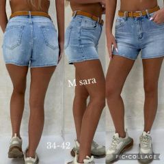 Szorty jeans damskie (34-42/10szt)