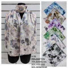 Szaliki damskie (uniwersalny/12szt)