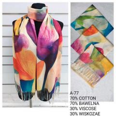 Szaliki damskie (uniwersalny/12szt)