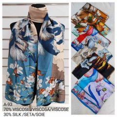 Szaliki damskie (uniwersalny/12szt)