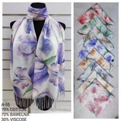 Szaliki damskie (uniwersalny/12szt)