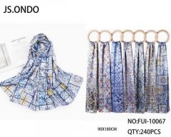 Szaliki damskie (uniwersalny/12szt)