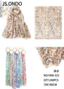 Szaliki damskie (uniwersalny/12szt)