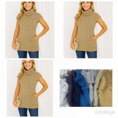 Swetry damskie (M-2XL/12szt)