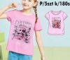 Bluzki dziewczęce na krótki rękaw (8-16LAT/10szt)