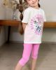 Komplet dziewczęce krótki rękaw (3-10LAT/6kompletów)
