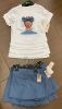 Komplet dziewczęce krótki rękaw (4-14LAT/6kompletów)