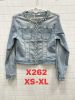Kurtka jeansowa damska (XS-XL/10szt)