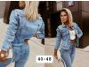 Kurtka jeansowa damska (40-48/10SZT)
