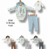 Komplet niemowlęcy Turecka (3-18M/12kpt)