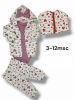 Komplet dziewczęcy Turecka (3-12M/12kpt)