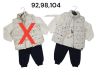 Komplet niemowlęcy Turecka (92-104/12kpt)