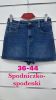 Spódnica z Szorty Jeans damskie (36-44/10SZT)