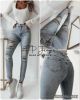 Spodnie jeans damskie (XS-XL/12szt)