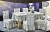 Komplet 1 obrus 160cmx220cm-6 pokrowiec na krzesło