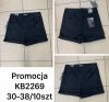 Szorty jeansowe damskie (30-38/10szt)