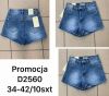 Szorty jeansowe damskie (34-42/10szt)