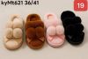 Kapcie zakryte palce damskie  (36-41/36P)