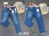 Spodnie jeans damskie (L-4XL/10szt)