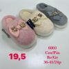 Kapcie zakryte palce damskie  (36-41/24P)