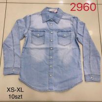 Koszula jeansowa damska (XS-XL/10szt)