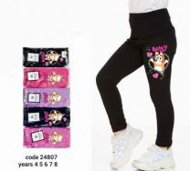 Spodnie legginsy dziewczynka (4-8LAT/5szt)