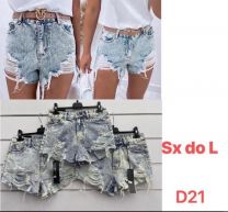 Szorty jeans damskie (XS-L/4SZT)