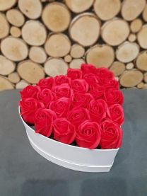 Flower boxy z róż mydlanych