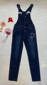 Ogrodniczki jeansowe dziewcięce (4-12LAT/10szt)