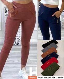 Spodnie legginsy jeans (M-XL/12szt)