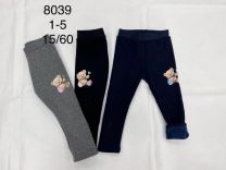 Spodnie legginsy dziewczynka (1-5LAT/15szt)