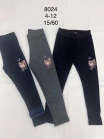 Spodnie legginsy dziewczynka (4-12LAT/15szt)