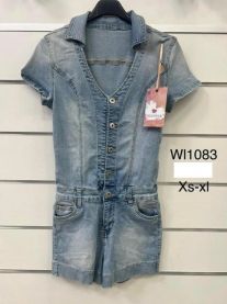Kombinezon jeans damskie (XS-XL/12szt)