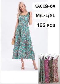 Sukienki w kwiaty (M-XL/12szt)