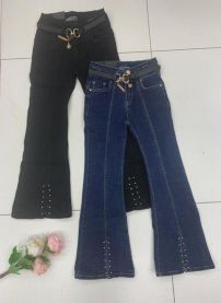 Spodnie jeansowe dziewczęce  (134-164/12szt)