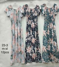 Sukienki w kwiaty (M-XL/12szt)