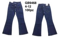 Spodnie jeansowe dziewczęce (4-12LAT/10szt)