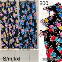 Spodnie w kwiaty (S-XL/12szt)