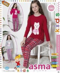 Piżama dziewczęce (3-12LAT/10kompletów)