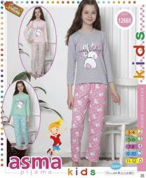 Piżama dziewczęce (3-12LAT/10kompletów)