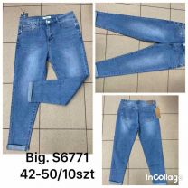 Spodnie Jeans damskie (42-50/10SZT)