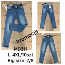 Spodnie Jeans damskie (L-4XL/12szt)
