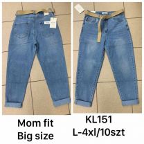 spodnie Jeans damskie (L-4XL/10szt)