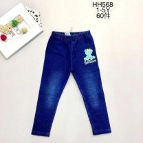 Spodnie  jeansy dziewczęce (1-5LAT/10szt)