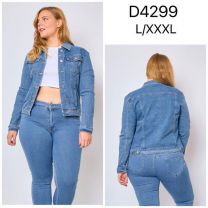 Kurtka jeansowa damska (L-3XL/10szt)
