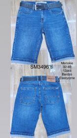 Spodenki jeans meskie (32-40/12szt)